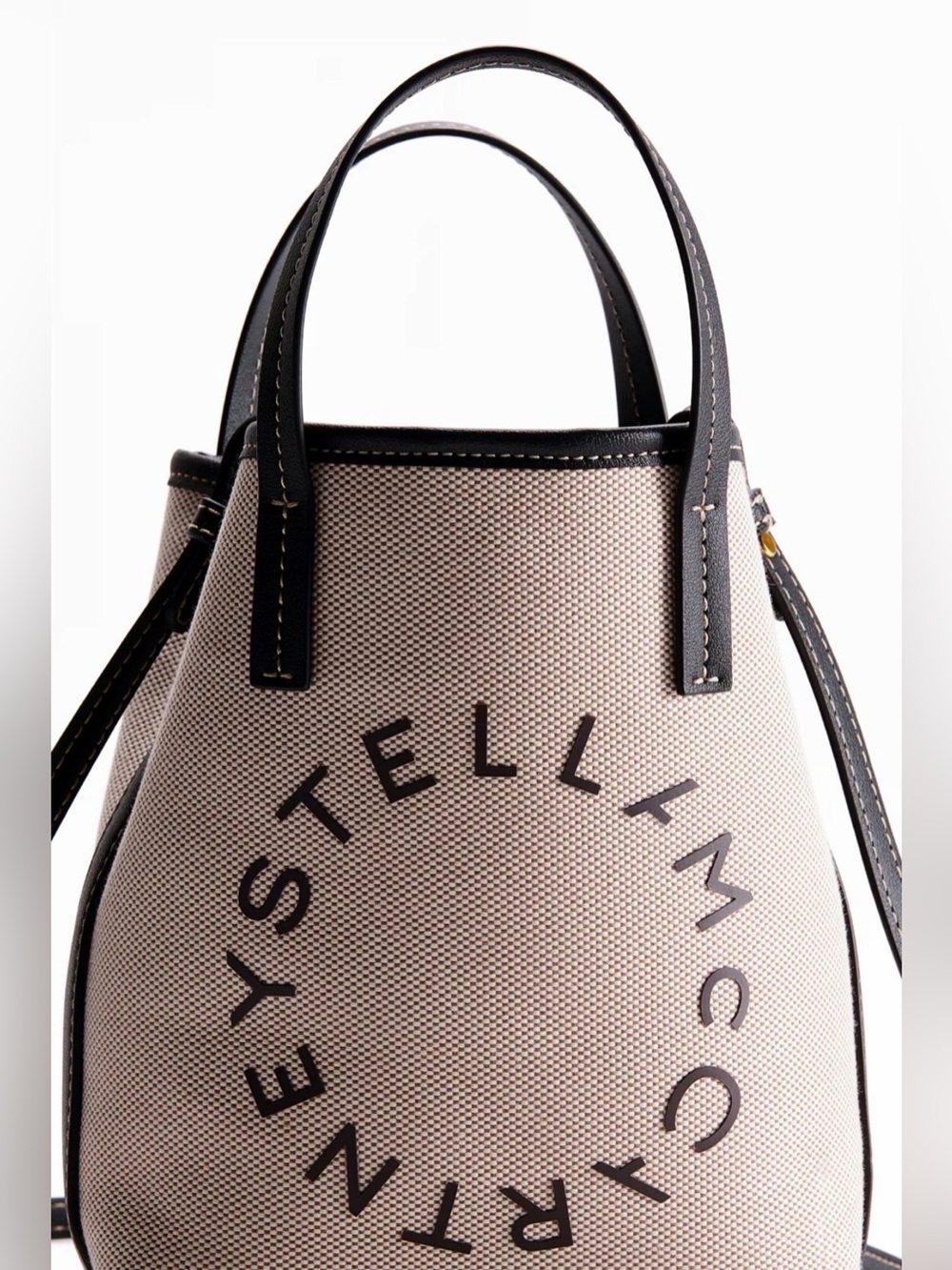 STELLA MCCARTNEY H&M SMALL COATED CANVAS TOTE BAG NWT LIMITED EDITION - Picture 4 of 12